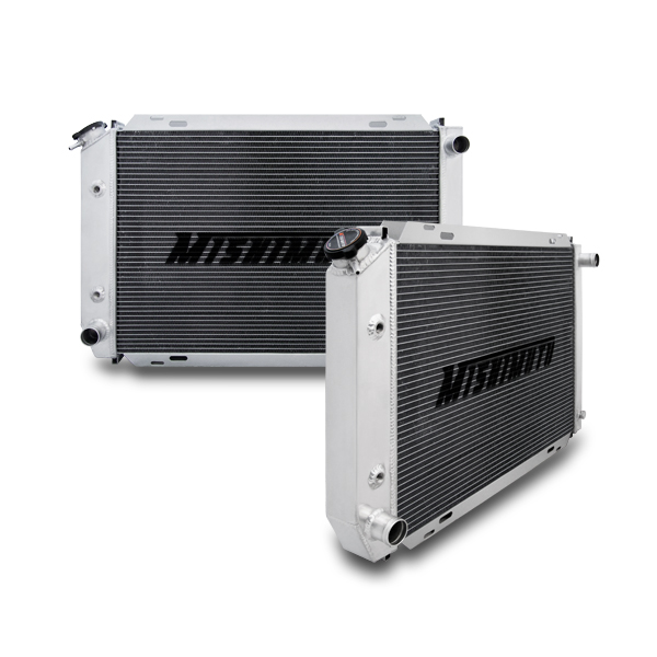 Mishimoto 18.0" x 27.5" Single Pass Automatic 2-Row Race Aluminum Radiator 