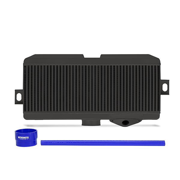 Mishimoto Subaru WRX STI Performance Top-Mount Intercooler Kit, 2008–2015 Black Cooler, Blue Hoses 