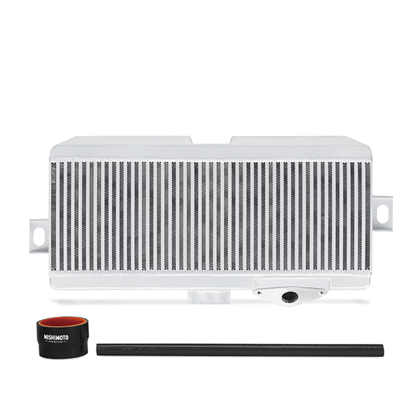 Mishimoto Subaru WRX STI Performance Top-Mount Intercooler Kit, 2008–2015 Silver Cooler, Black Hoses 