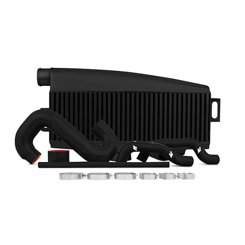 Mishimoto Subaru WRX/STI Performance Top-Mount Intercooler Kit, 2002–2007 Black Cooler, Black Hoses 