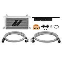 Mishimoto Nissan 350Z, 2003-2009 / Infiniti G35, 2003-2007 (Coupe only) Oil Cooler Kit Silver Thermostatic 
