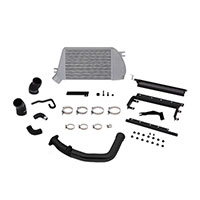 Mishimoto Subaru WRX Performance Top-Mount Intercooler and Charge-Pipe System, 2015+ Black Pipe, Silver Cooler