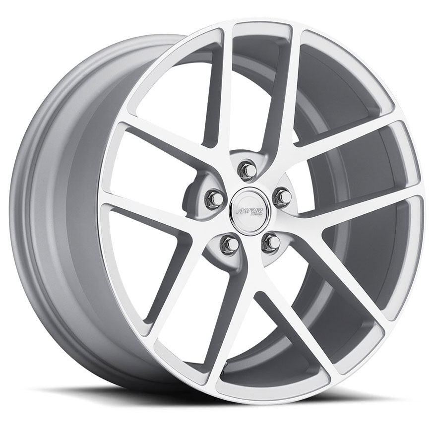 MRR GT9  Wheel Rim 19x9.5 5x100/ 5x112 ET20  66.6 Machined Silver
