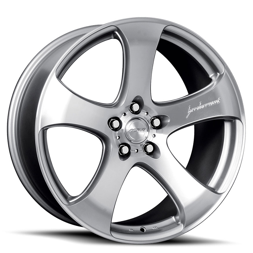 MRR HR2  Wheel Rim 19x8.5 5x114.3 ET45  73.1 Silver Diamond Cut