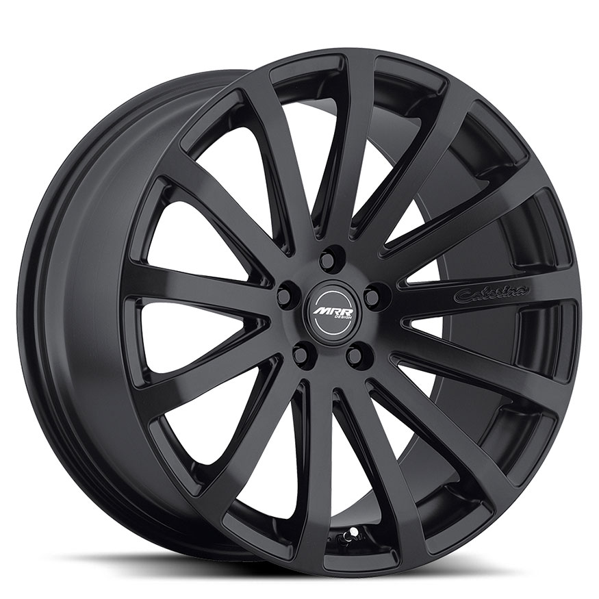 MRR HR9  Wheel Rim 18x8.5 5x114.3/ 5x120 ET20  66.6 Full Matte Black
