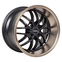 MRR AR3  Wheel Rim 16x8.5 4x100 ET20  73.1 Matte Black Bronze Lip