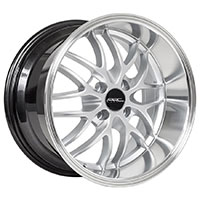 MRR AR3  Wheel Rim 16x8.5 4x100 ET20  73.1 Silver Polished Lip
