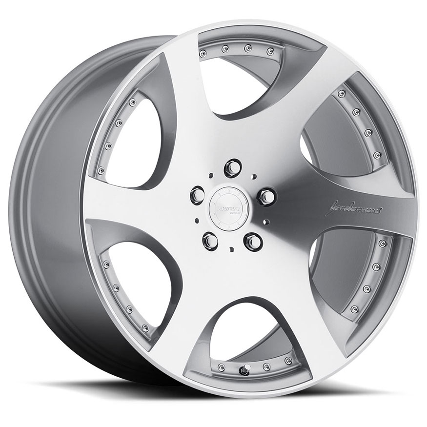 MRR VP3  Wheel Rim 20x10.5 5x100/ 5x112 ET15  66.6 Machined Silver