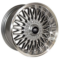 MST MT14 Wheel Rim 17x9 5x100 ET20 73.1 Gunmetal w/Machined Lip