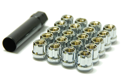 MUTEKI LUG NUTS SPLINE 12X1.50 OPEN CHROME