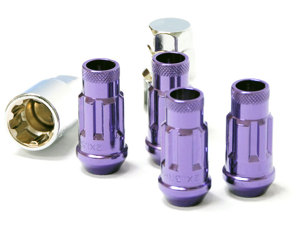 MUTEKI SR48 LOCK SET 12X1.25 48MM PURPLE