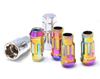 MUTEKI SR48 LOCK SET 12X1.25 48MM NEOCHROME