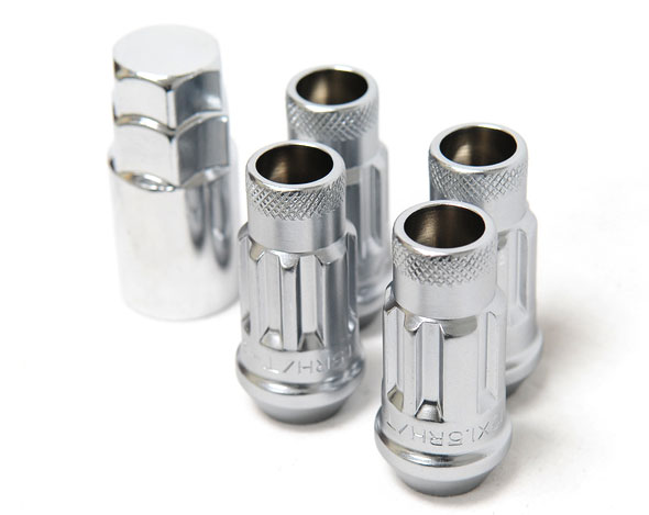 MUTEKI SR48 LOCK SET 12X1.25 48MM SILVER