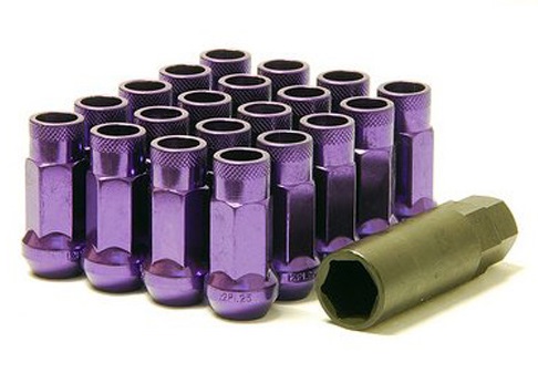 MUTEKI LUG NUTS SR48 OPEN END 12X1.25 48MM PURPLE