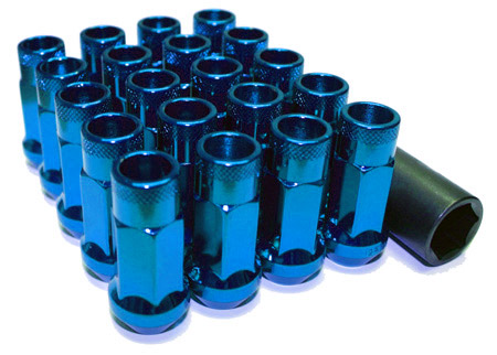 MUTEKI LUG NUTS SR48 OPEN END 12X1.50 48MM BLUE