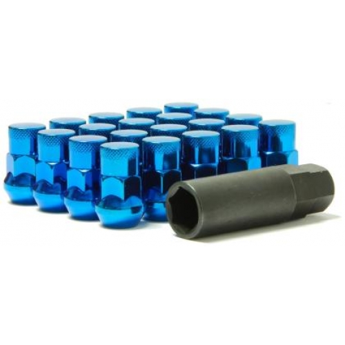 MUTEKI LUG NUTS SR35 CLOSED END 16+4 12X1.50 35MM BLUE