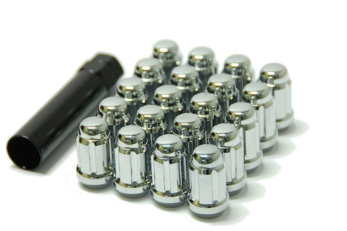 MUTEKI LUG NUTS SPLINE 12X1.50 CLOSED CHROME