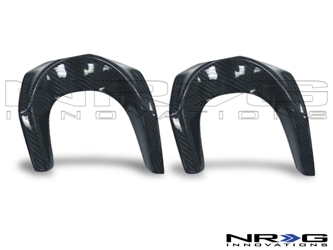 NRG  Carbon Fiber Exhaust Shield - 03-06 Infiniti G35 Coupe