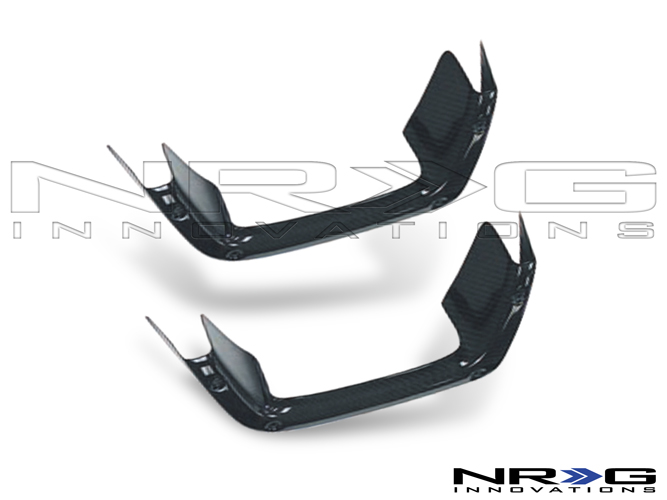 NRG  Carbon Fiber Exhaust Shield - 08+ Subaru WRX/STI