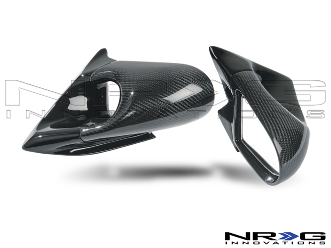 NRG  Carbon Fiber Spoon Style Mirrors 92-95 Civic 2/3dr.