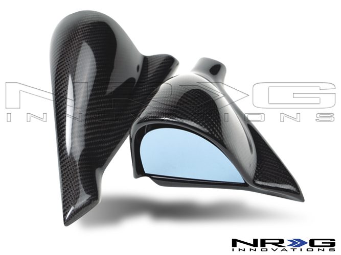 NRG  Carbon Fiber STI Style Mirrors 03-07 Subaru WRX 
