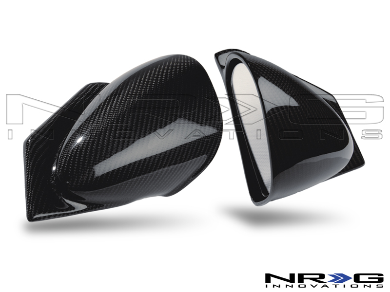 NRG  Carbon Fiber RA Style Mirrors Mitsubishi Evo 8 & 9