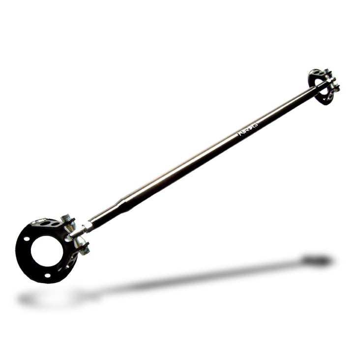 NRG  Blk. Chr. Front Strut Brace - 98-00 Accord 