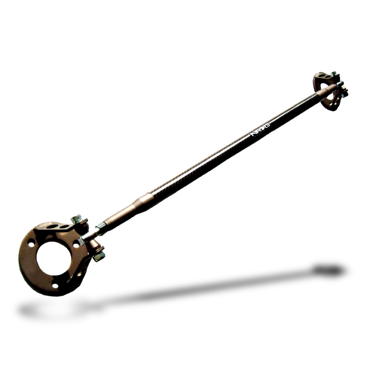 NRG  Blk. C.F. / TN Front Strut Brace - 98-00 Accord