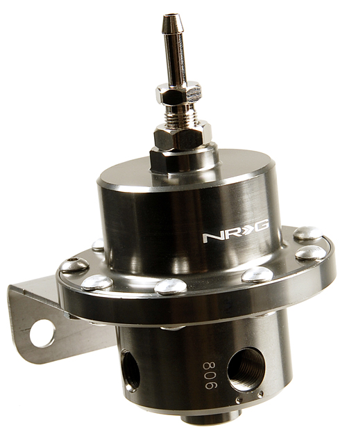 NRG  Double Diaphragm Fuel Regulator - Black Chrome
