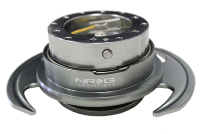 NRG  Quick Release Kit Gen 3.0 - Gun Metal Body/Gun Metal Ring w/ Handles