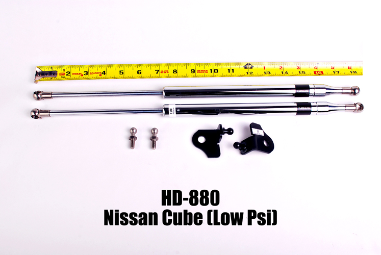 NRG Hood Damper Kit Polished Nisssan Cube