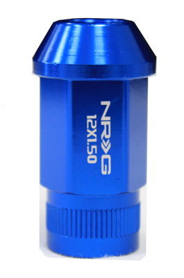 NRG 100 Series M12 x 1,5 Lug Nut Set 4 pc Blue 