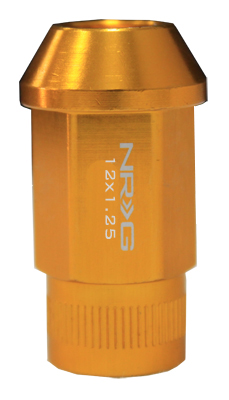 NRG 100 Series M12 x 1.25 Lug Nut Set 4 pc Rose Gold 