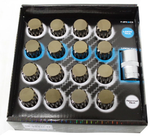 NRG 500 Series M12 x 1.5 12pt Lug Nut Set 17 pc Titanium T7075