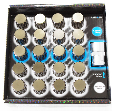 NRG 500 Series M12 x 1.5 12pt Lug Nut Set 21 pc Titanium T7075