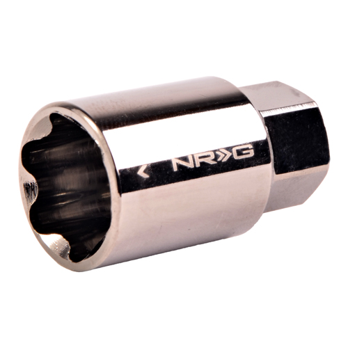 NRG  Lug Nut Lock Key Socket Black Chrome 17mm (Spare) For use with LN: L40, L41, L01, L10