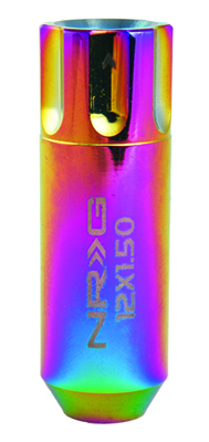 NRG 400 Series M12 x 1.5 Extended Lug Nut Lock Set 4 pc Multi Color