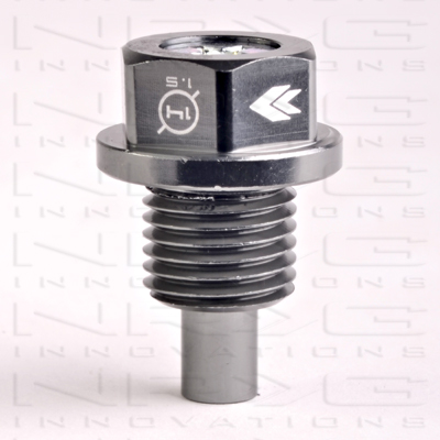 NRG Magnetic Oil Drain Plug Gun Metal - M14x1.5 Acura,Dodge,Ford,Honda,Hyundai,Isuzu,Jeep, Kia,Mazda,Mitsubishi