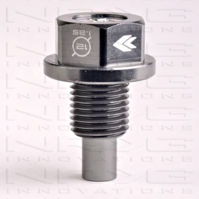 NRG Magnetic Oil Drain Plug Gun Metal - M12x1.25 Infiniti,Lexus,Nissan,Toyota