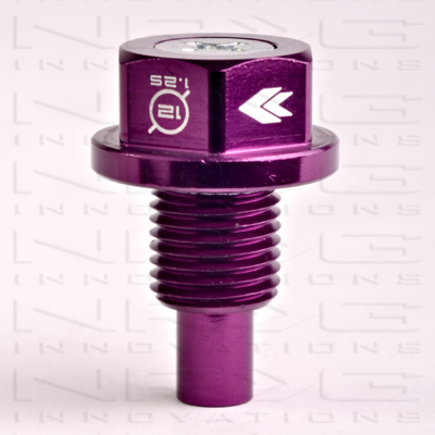 NRG Magnetic Oil Drain Plug Purple - M12x1.25 Infiniti,Lexus,Nissan,Toyota
