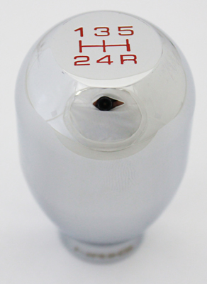 NRG Shift Knob 42mm - 5 Speed Chrome Heavy Weight Universal - (480g /1.1lbs)