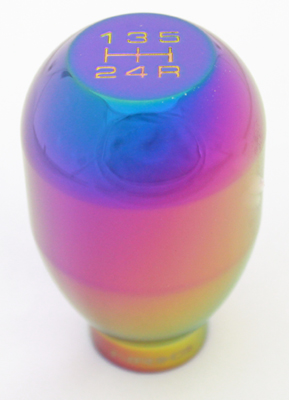 NRG Shift Knob 42mm - 5 Speed Multi-Color Heavy Weight for Honda - (480g / 1.1lbs)