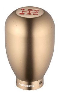 NRG Shift Knob 42mm - 5 Speed Titanium for Mitsubishi
