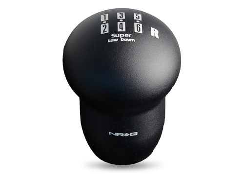 NRG  Super Low Down Shift Knob Universal Black -6 speed