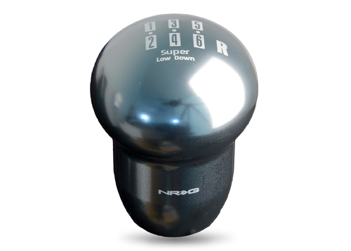 NRG  Super Low Down Shift Knob Universal Gun Metal -6 speed