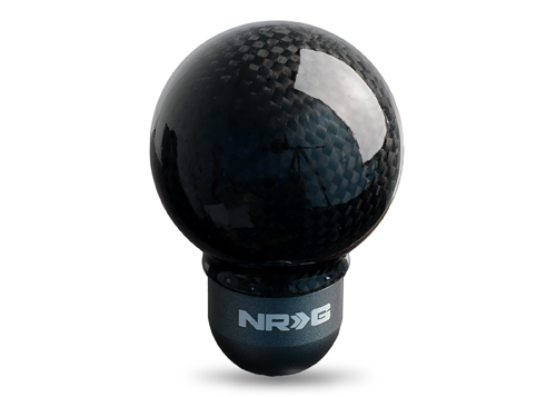 NRG Shift Knob Semi-Ball Carbon Fiber with Logo Universal