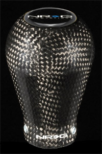 NRG  50mm - 230g Shift knob Black Carbon Fiber