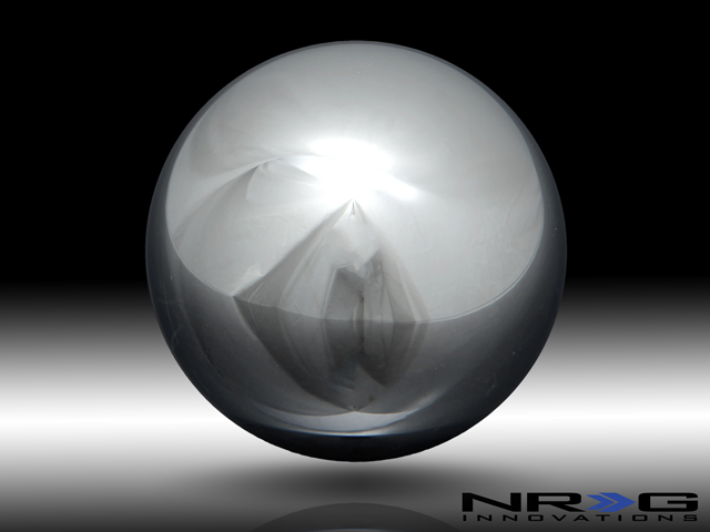 NRG Shift Knob Ball Style Chrome Silver Heavy Weight Universal 1.1LBS/480g