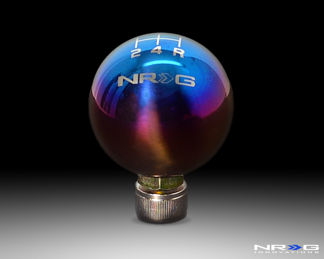 NRG Shift Knob Ball Style Burnt Titanium for Honda 5 Speed 42mm