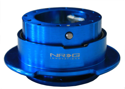 NRG  Quick Release Kit Gen 2.5 - New Blue Body/Titanium Chrome Ring